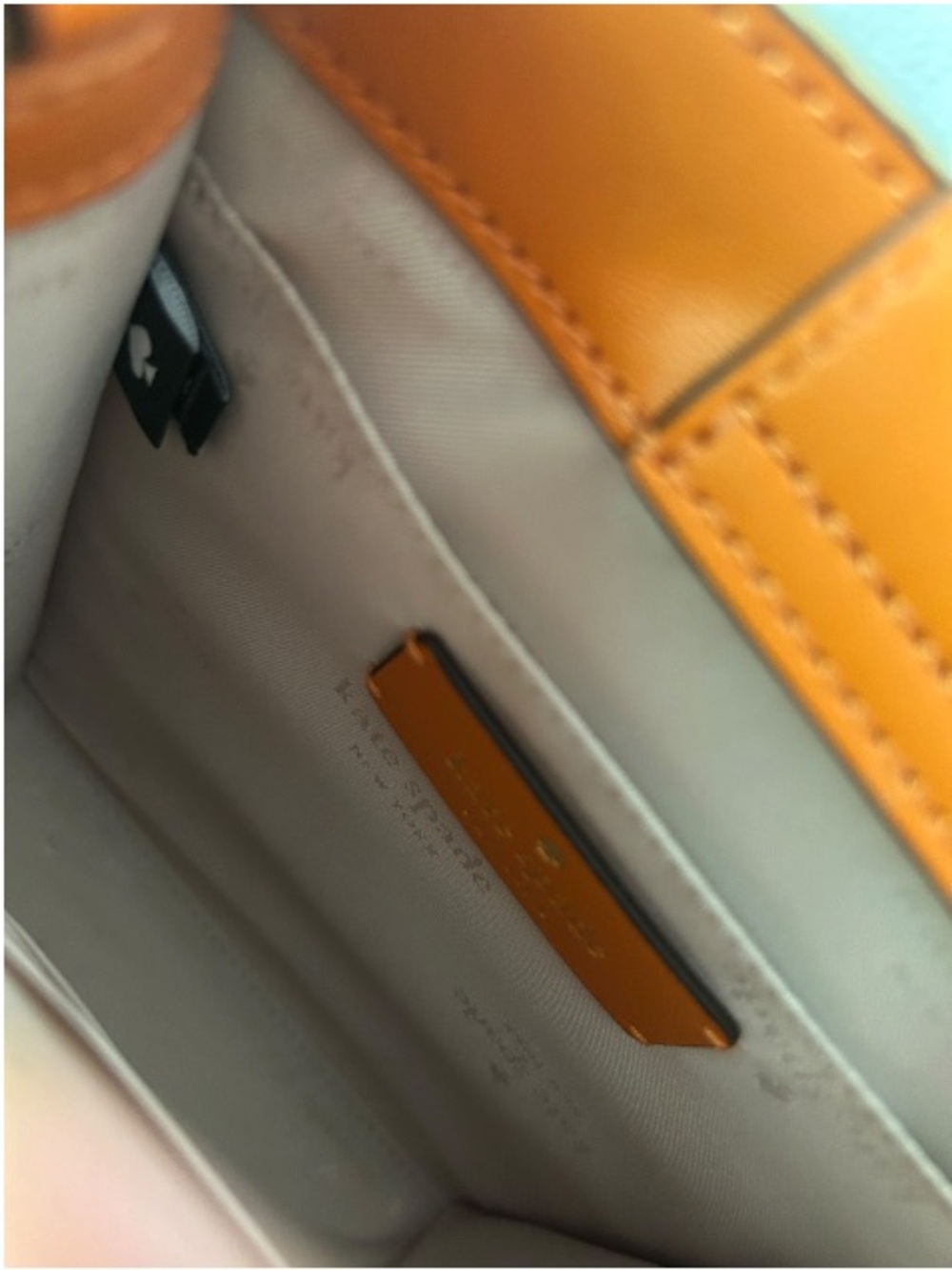 🆕♠️ Kate Spade Ellie Mini Tote Crossbody Orange Zin NWT - Picture 12 of 16